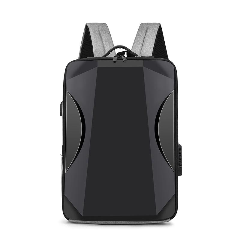 Men's Water-resistant Hard Shell Laptop Backpack for Business, Casual, or College Use