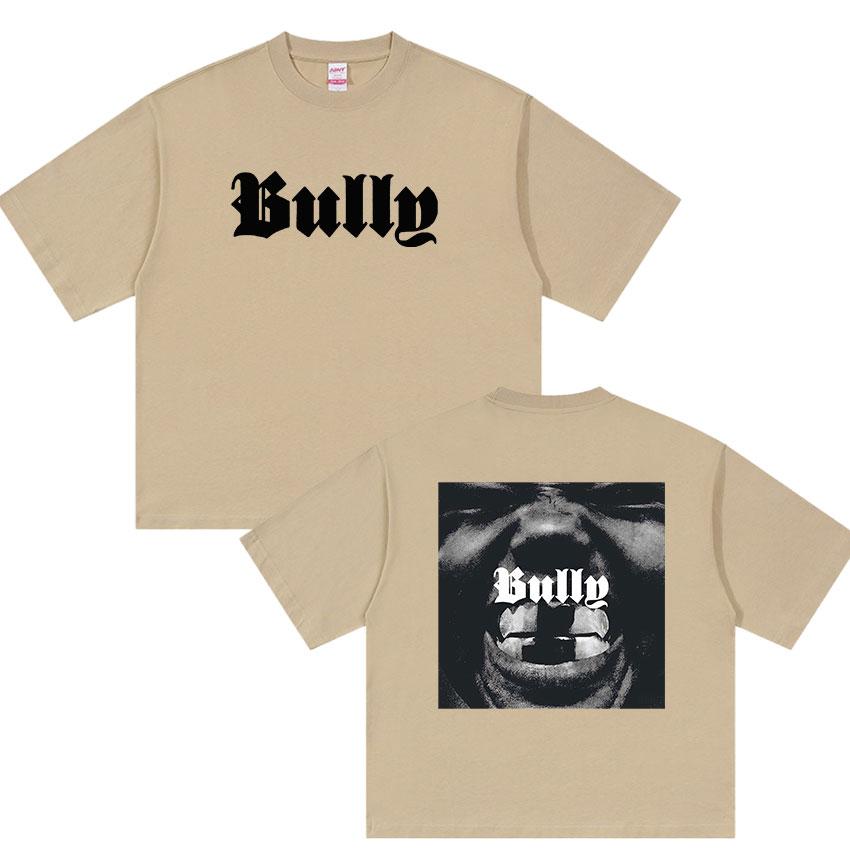 New Album Bully Kanye West Graphic Tshirt UNISEXs Rap Gothic Fashion Oversized Cotton Tshirts Retro Hiphop Clothing Tops