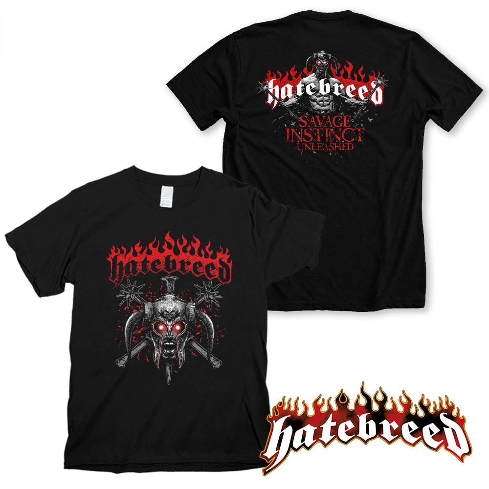 

Haarrajuku Streetweaarr Tee Tops Hardcore Style Hatebreed Band Logo Black T-Shirt New Fashion Mens Short Sleeve Cotton T Shir... S разноцветный