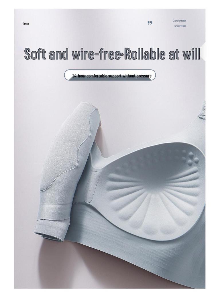 Seamless Lift-Up Bra: Soft Support & Anti-Sagging for Women