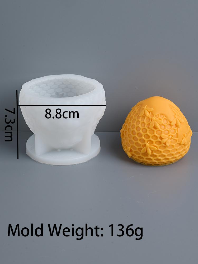 3D Včelí plástev Silikonové formy na svíčky Včelí úl Sloupová forma DIY Válec Včelí vosk Vonná sádra Svíčka Mýdlo Forma Domácí dekorace Dárek