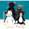 Scratch Stuffed Toy (L) Cat Height 38cm Black