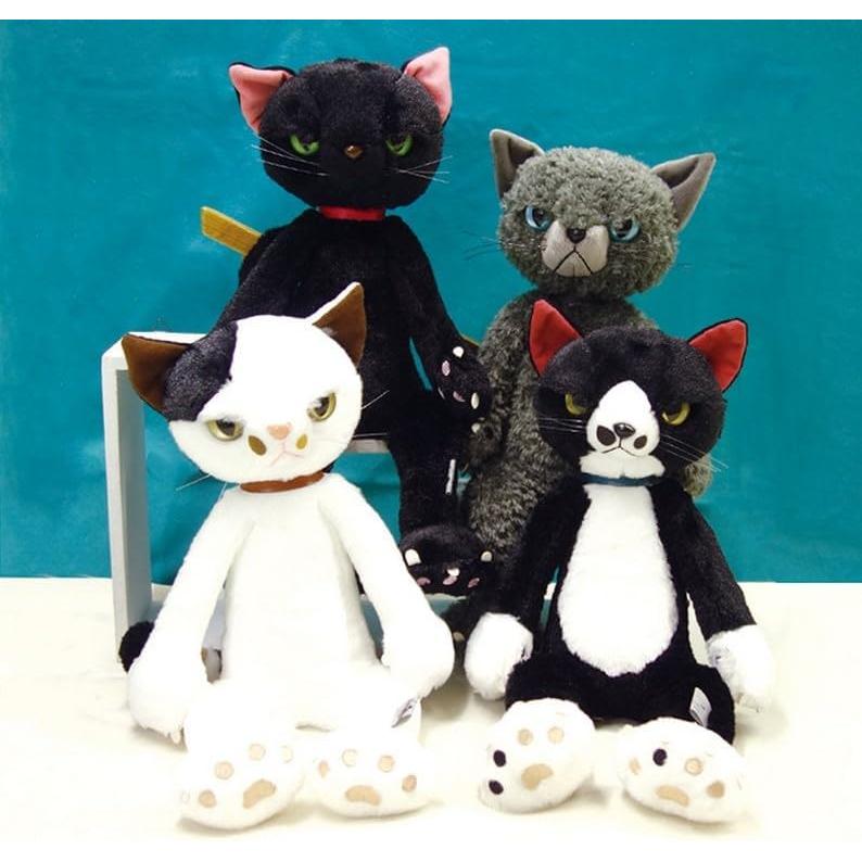 Scratch Stuffed Toy (L) Cat Height 38cm Black