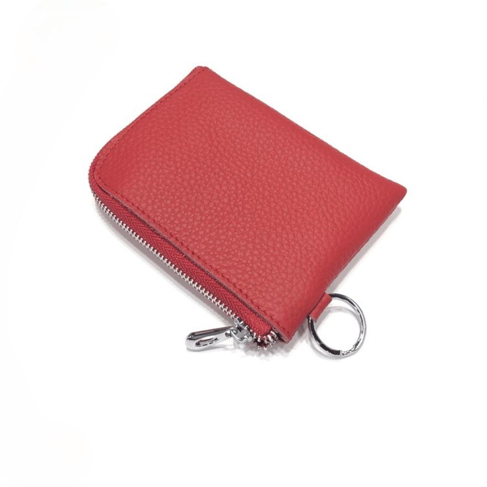 Zipper change bag, bank card, coin bag with key ring, mini change bag.