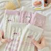 Season Pink Plush Socks Love Embroidery Cat Australian Plush Socks Plush Thickened Warm Sleep Socks