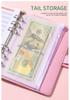 Gradient Stripe Loose-Leaf Planner - Trendy Student Notes Book