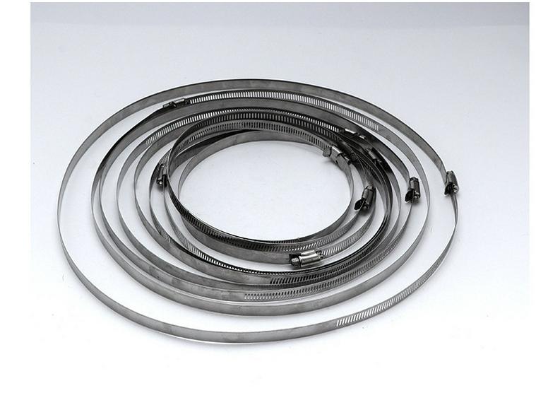 201 Stainless Steel Heavy-Duty American Hose Clamp for Pipe and Range Hood