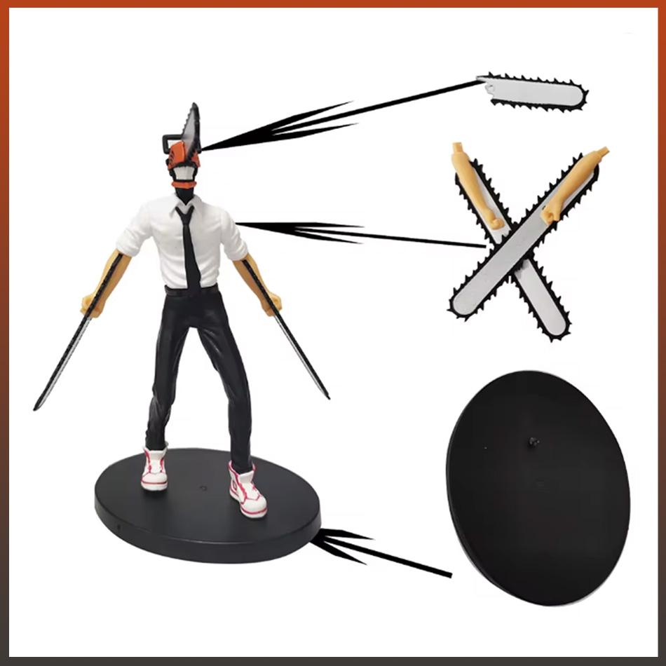 18 cm große Anime-Figur „Power Denji“ aus PVC, Kettensägenmann-Figur, Sammlerstück für Erwachsene, Puppenspielzeug