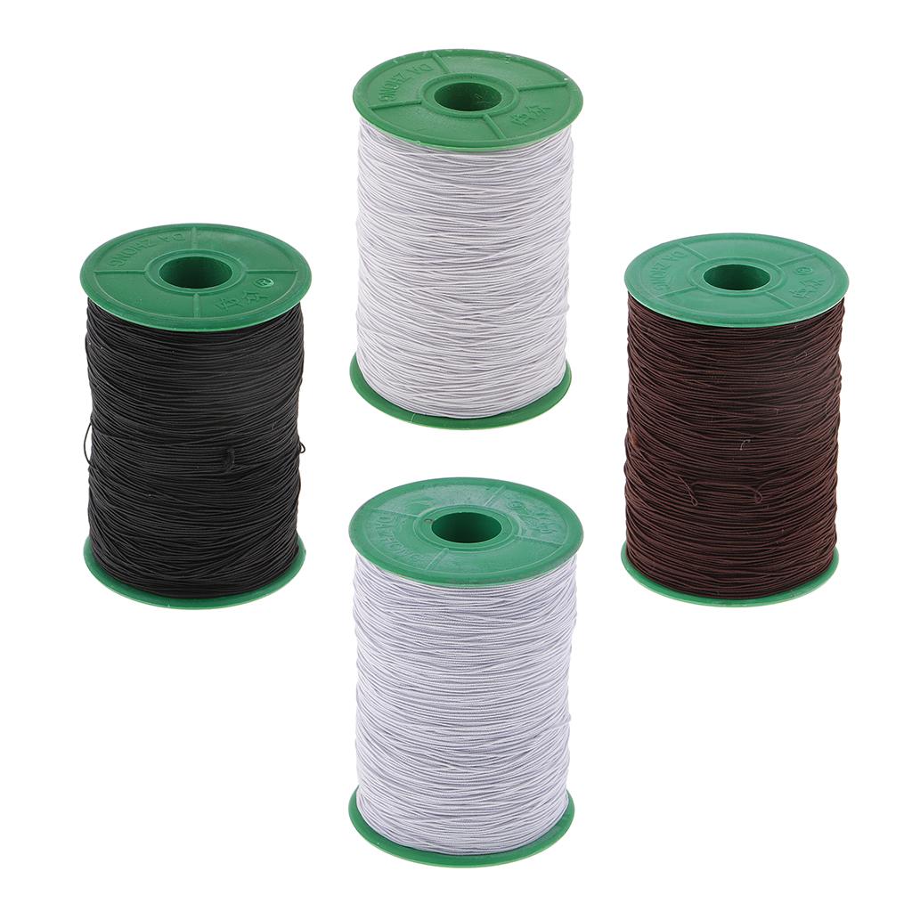 Polyester Elastic Cord Round Sewing Accessory for Jewelry Making Strong Thread for Crafting Clothes and Outdoor Equipment