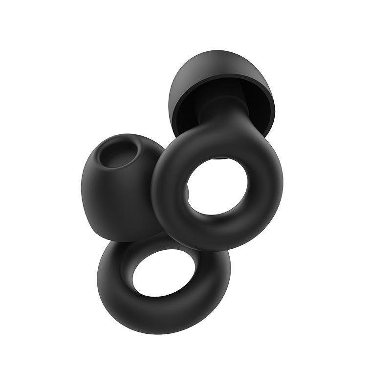 Tappi Per Orecchie In Silicone Per Dormire | Cancellazione Rumore Fino A -45dB | Morbidi E Riutilizzabili | Con 8 Orecchini (Rosa)
