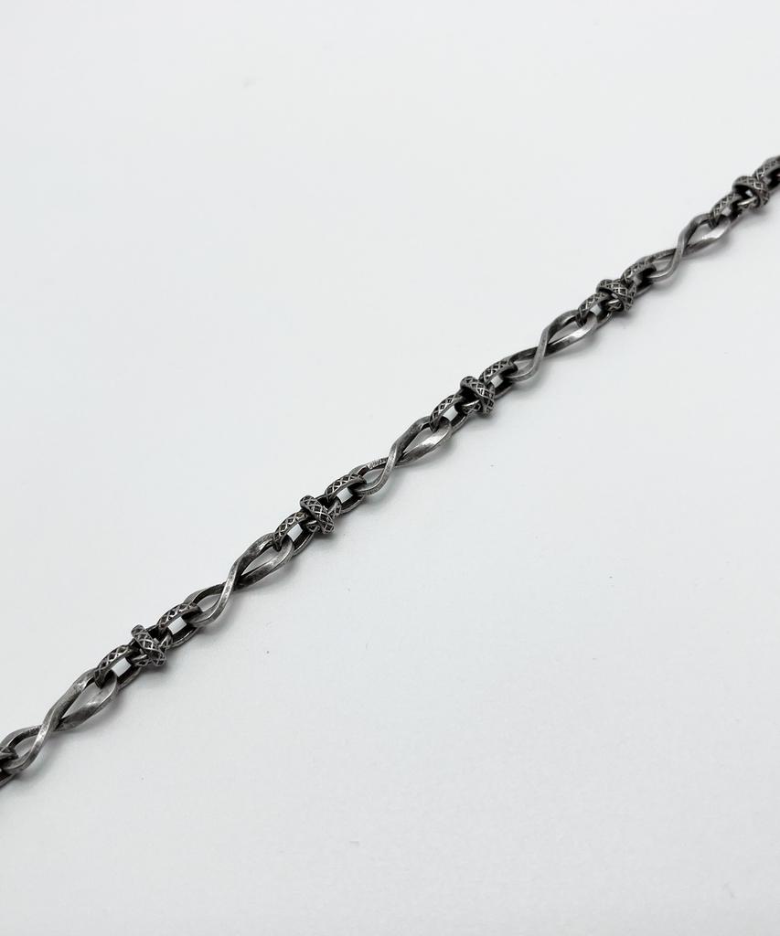 Sexto [Necklace][Surgical Steel] 831 Chain Necklace Vintage Silver