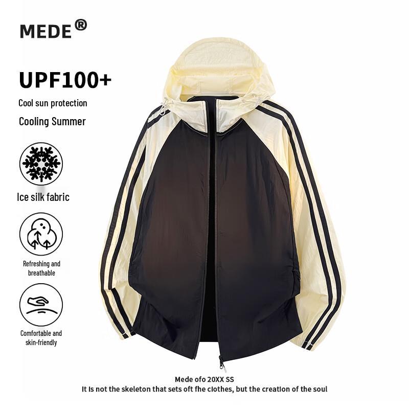 MEDE Gestreifte Outdoor-Sonnenschutzkleidung