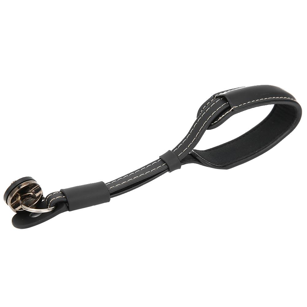 PU Wrist Safety Belt Lanyard with 1 4in Screw for DJI OM 4 Handheld Ballhead Stabilizerblack