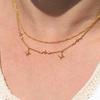 Fashion Classic Star Diamond Stacked Women'S Fashion Simple Necklace Collarbone Chain Women