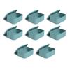 8pcs Sealed Microwaveable Food Storage Containers Silicone Materials Freezer Safe Dishwasher Friendly Portable for Home Office
