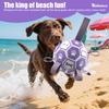 Dog Toys Soccer Ball with Straps, Interactive Dog Toys for Tug of War, Puppy Birthday Gifts, Water Toy, Durable Dogs Balls World