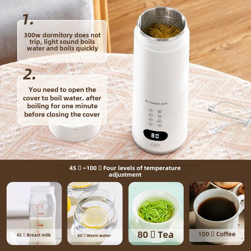 Portable Electric Travel Cup Small Heating for Office and Traveling Keep Water Hot Anytime Anywhere