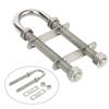 Boat Stern Bow Eye Tie Down U Bolt 316 Stainless Steel for Marine Boat Yacht 3