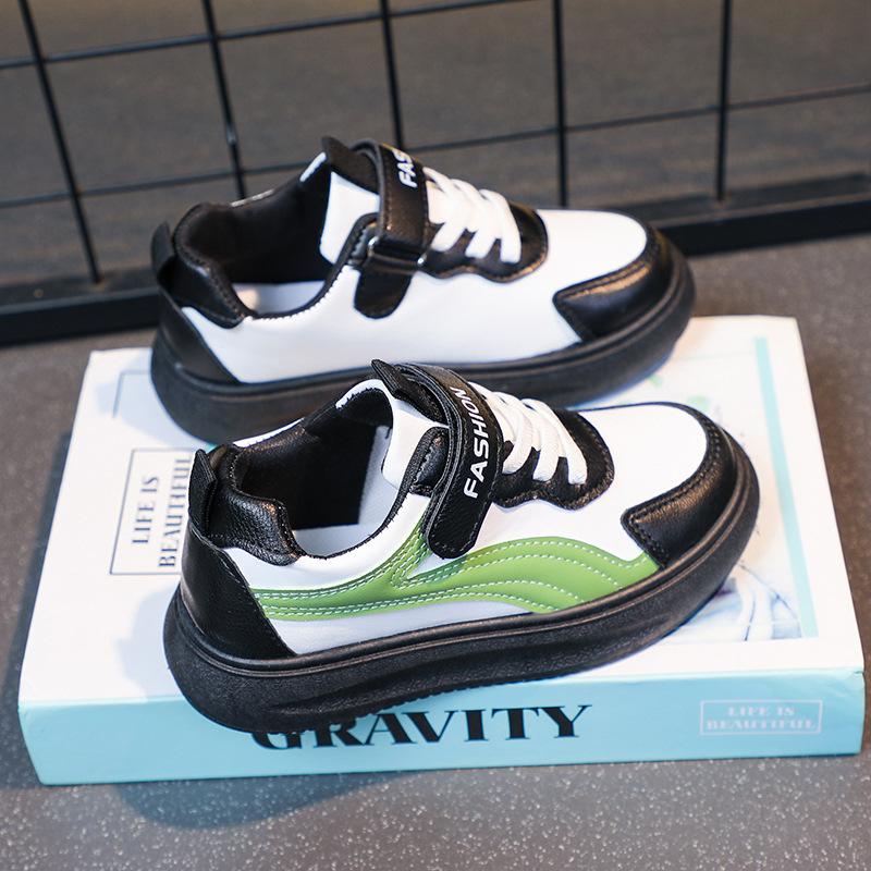 Children's little white shoes 2025 spring new girls' shoes medium and large children's non-slip soft-soled flat shoes boys' casual shoes