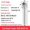 CNC Chamfering Tool Holder - Inner/Outer R, Arc Positive/Negative, Sizes R0.5-6