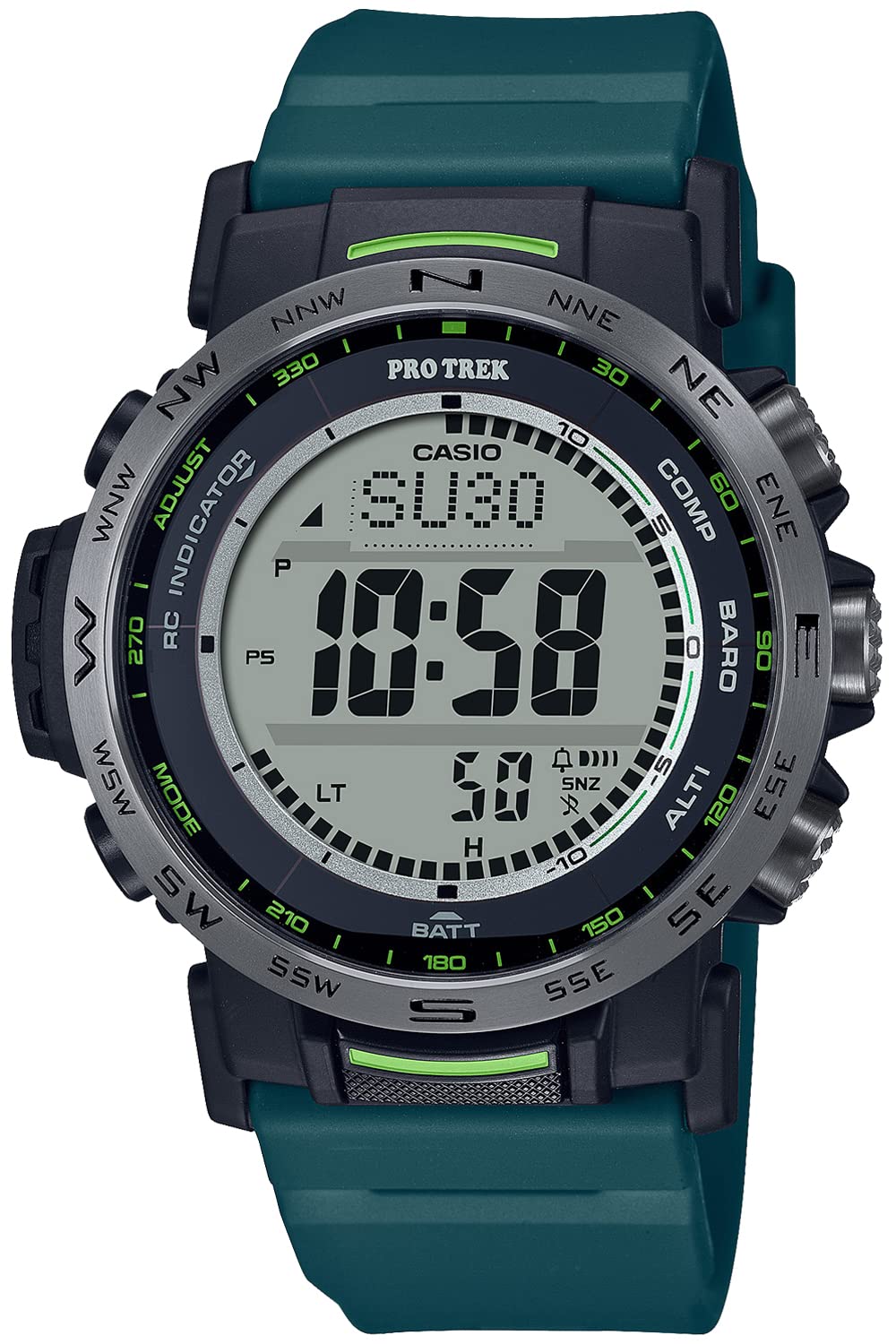 

[Casio] Годинник Protrek [Домашній оригінальний] Climber Line Radio Solar Biomass Plastic PRW-35Y-3JF Men s Green