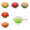 Flickering LED Lotus Candles Flameless Night Light Home Decor Lotus Flower Light  Xmas Birthday