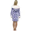 Keanu Womens/Ladies Polar Bear Fleece Hooded Dressing Gown