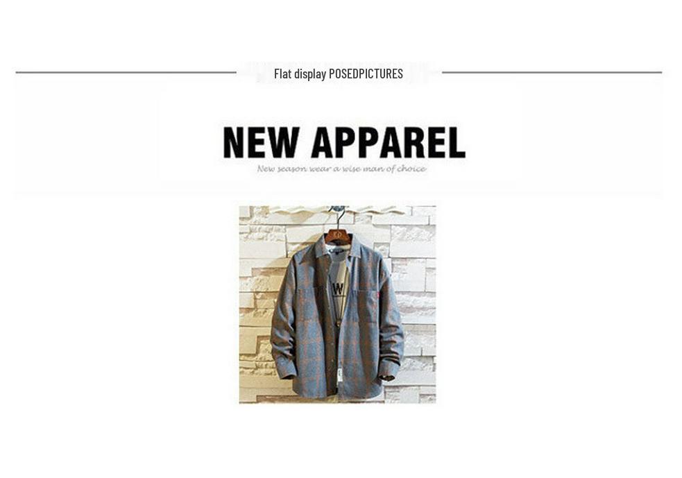 Men's Plaid Shirt 2024: Spring/Autumn Casual Korean Style, Loose Fit, Plus Size Fashion.