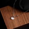 New Chinese Safety Lock Necklace Femininity Niche Design Sense Auspicious Cloud Pendant Neck Chain