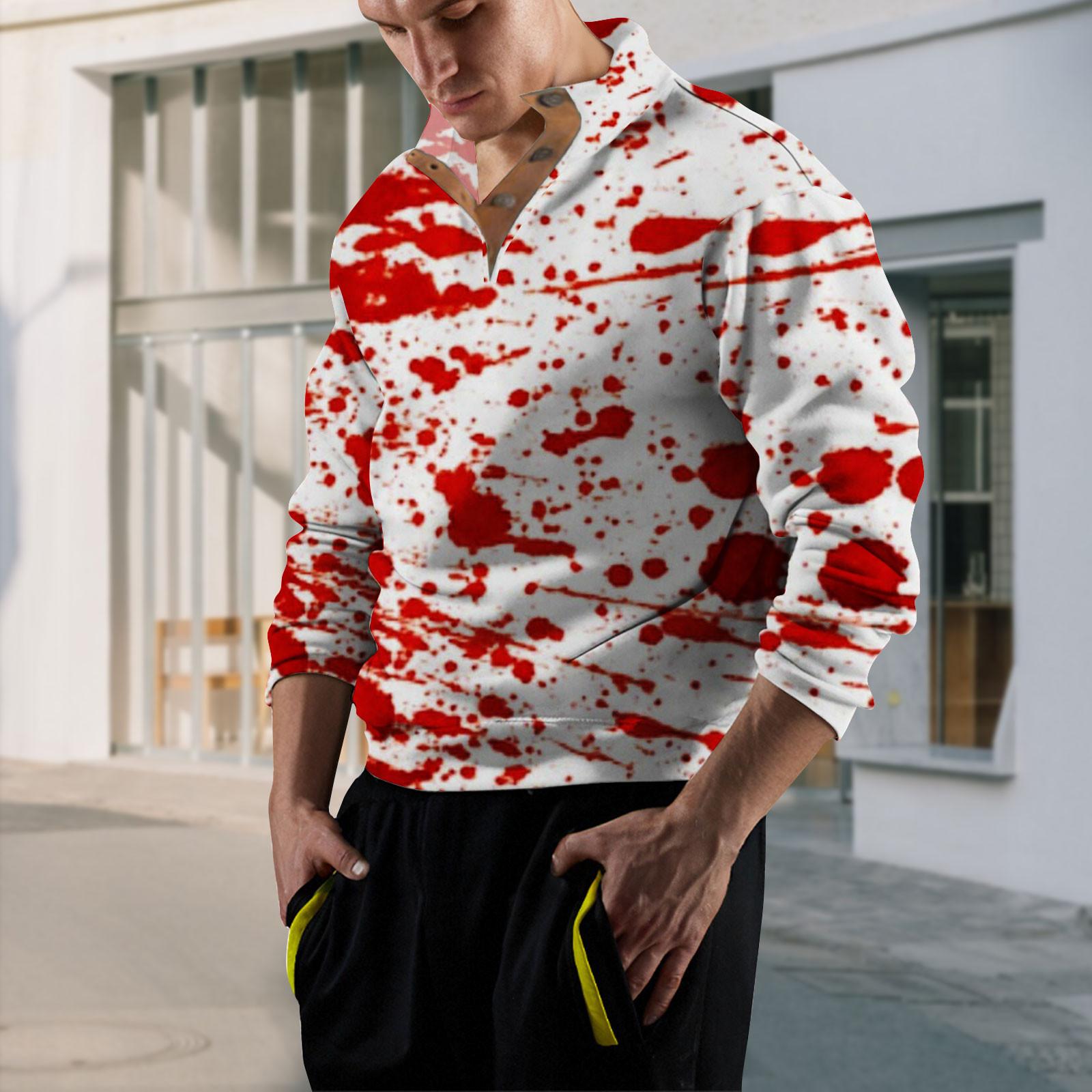 Мужская толстовка с воротником-стойкой на открытом воздухе — фото 8