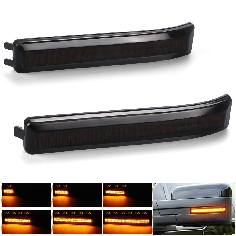 

Светодиодный динамический указатель поворота, бегущий свет, боковой зеркальный сигнал, мигающий фонарь для Ford F-150 Raptor 2010 2011 2012 2013 2014 12V