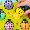Wooden Counting Ladybugs Montessori Toys for Toddlers Learning Education Toy Puzzle Numbers Matching Math Board Games for Kids