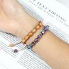 Retro Bohemian Handmade Woven Bracelet with Emperor Stone and 3D Beads