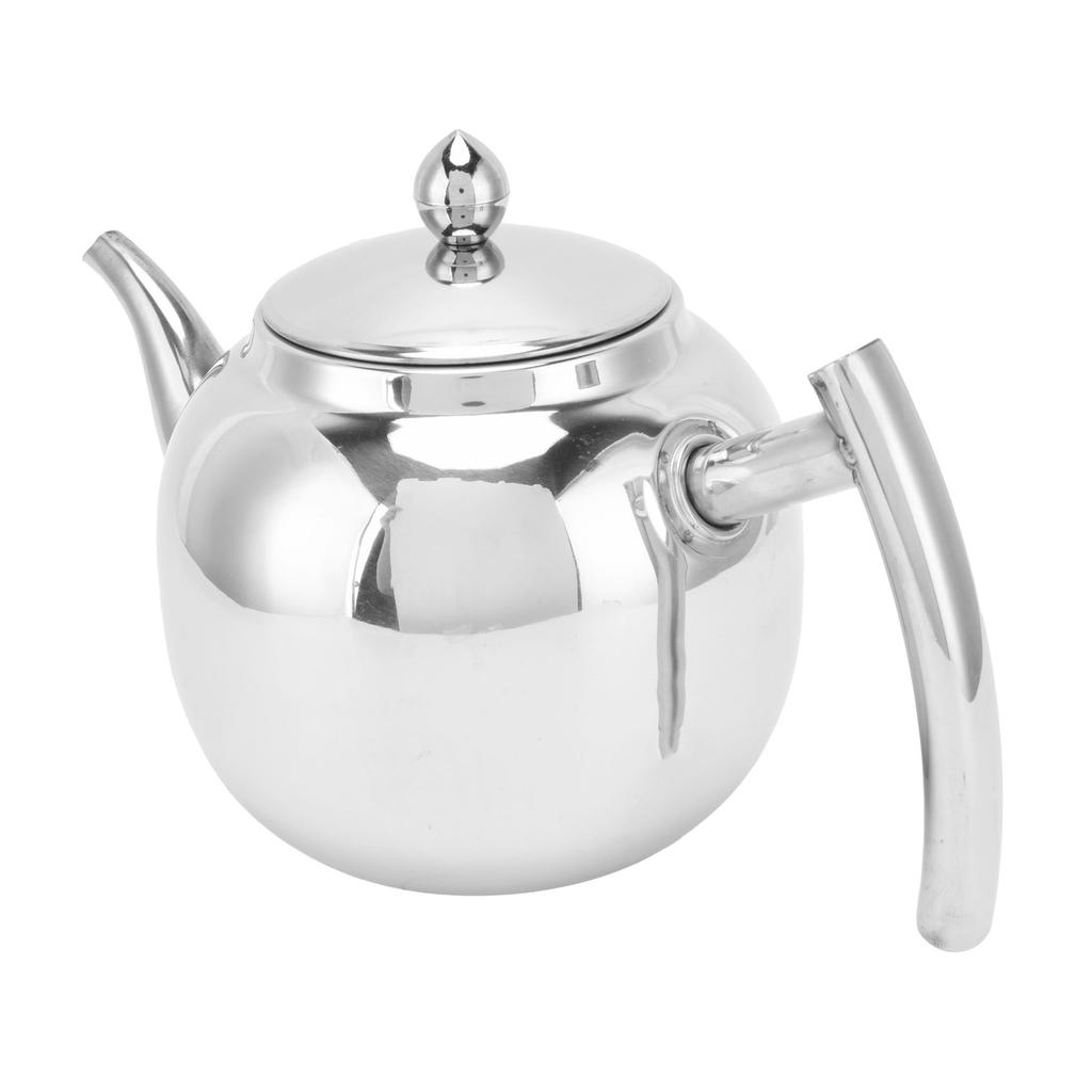 Household Teapot Stainless Steel Tea Pot Cold Water Kettle with Filter for Induction CookerLarge 1050ML