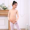 Fashion Winter Ballet Dance Thermal Underwear Warm Nude Color Dance Tights Fleece Lined Figure Skating Dance Leotard