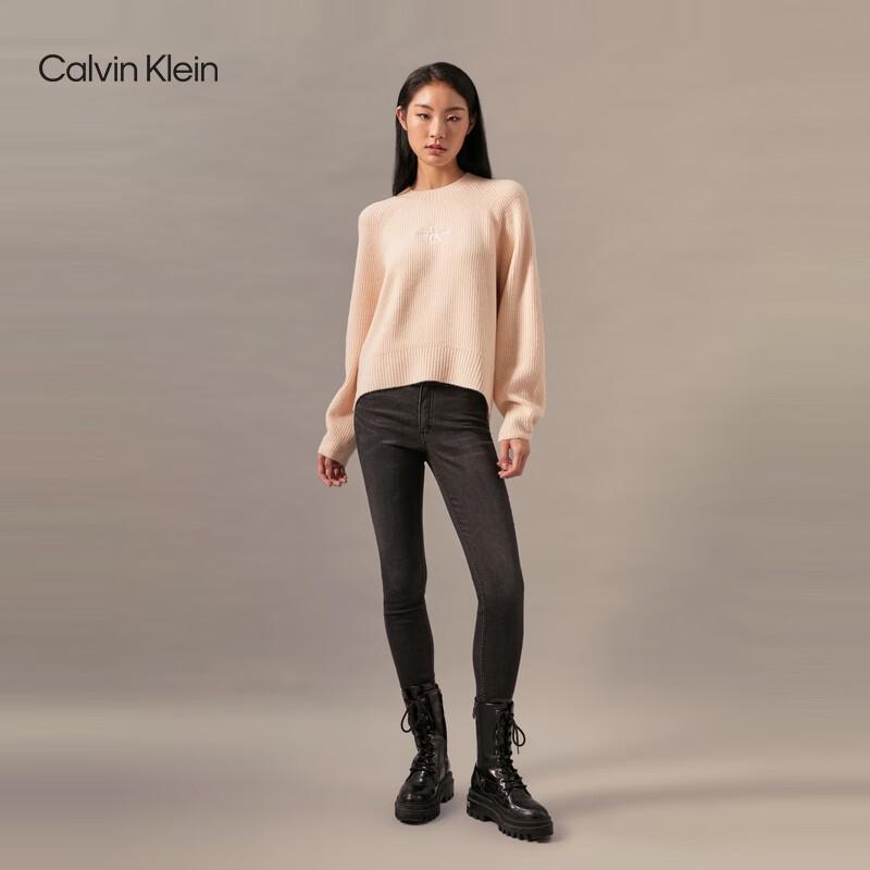 Calvin Klein Jeans Women s Soft Knit Crew Neck Sweater XS