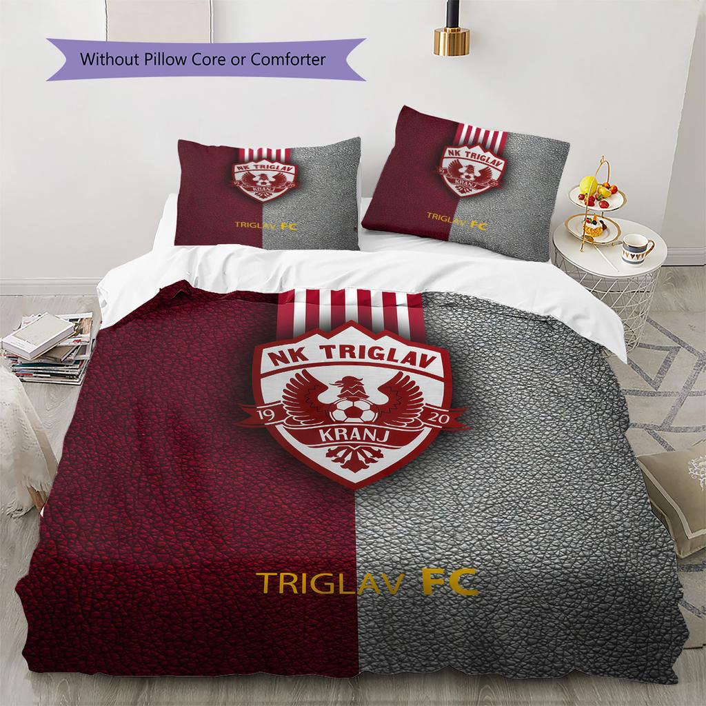 NK Triglav Kranj Pattern Bedding Quilt Set Home Decoration Gift (1 * duvet cover + 2 * pillowcase without core).xwn