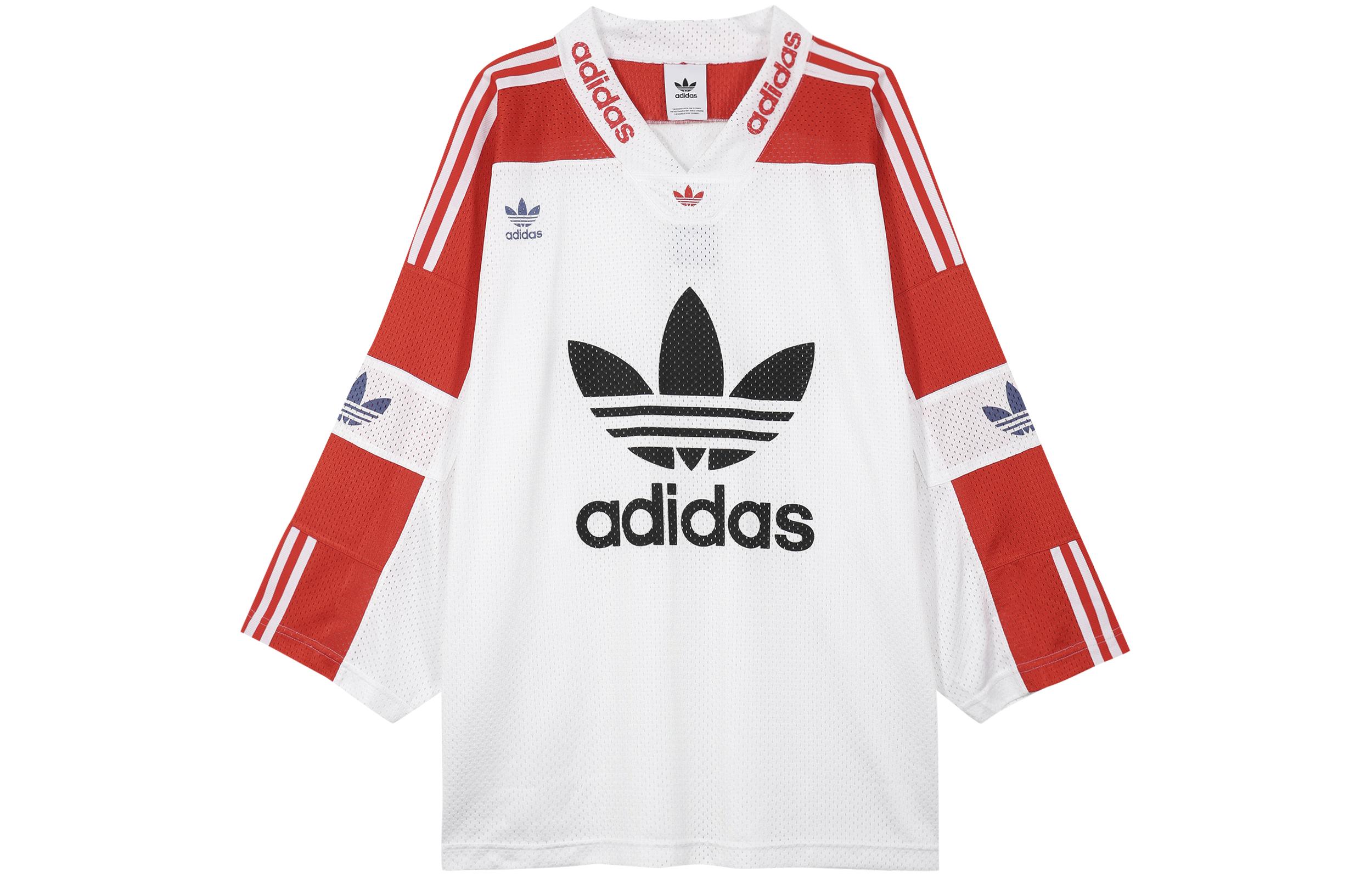Adidas Originals T Shirt Men s White Red FM1586 S