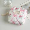 Cute Bow Makeup Bag for Women Lipstick Toiletry Cosmetic Pouch Case Student  Sanitary Napkin Tampon Storage Case Organizer Case