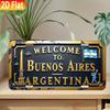 2D Flat Product, 1pc, Aluminum License Plate, for Decoration Only, Vintage Metal Aluminum Sign, Wall Hanging Decorative Plaque