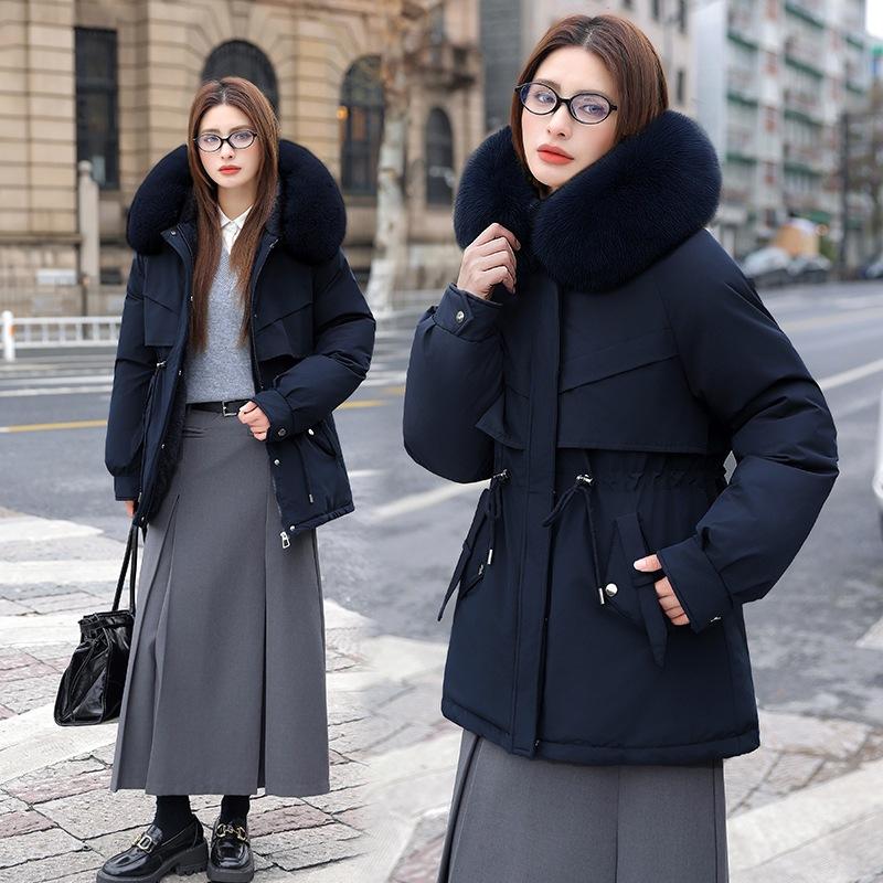 Jacket Pie Overcomes Women's Winter New Removable Fur Collar Liner Small Young Casual Jacket Women
