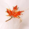 Autumn Maple Leaf Napkin Ring Thanksgiving Halloween Easter Restaurant Wedding Table Decoration Holiday Gift