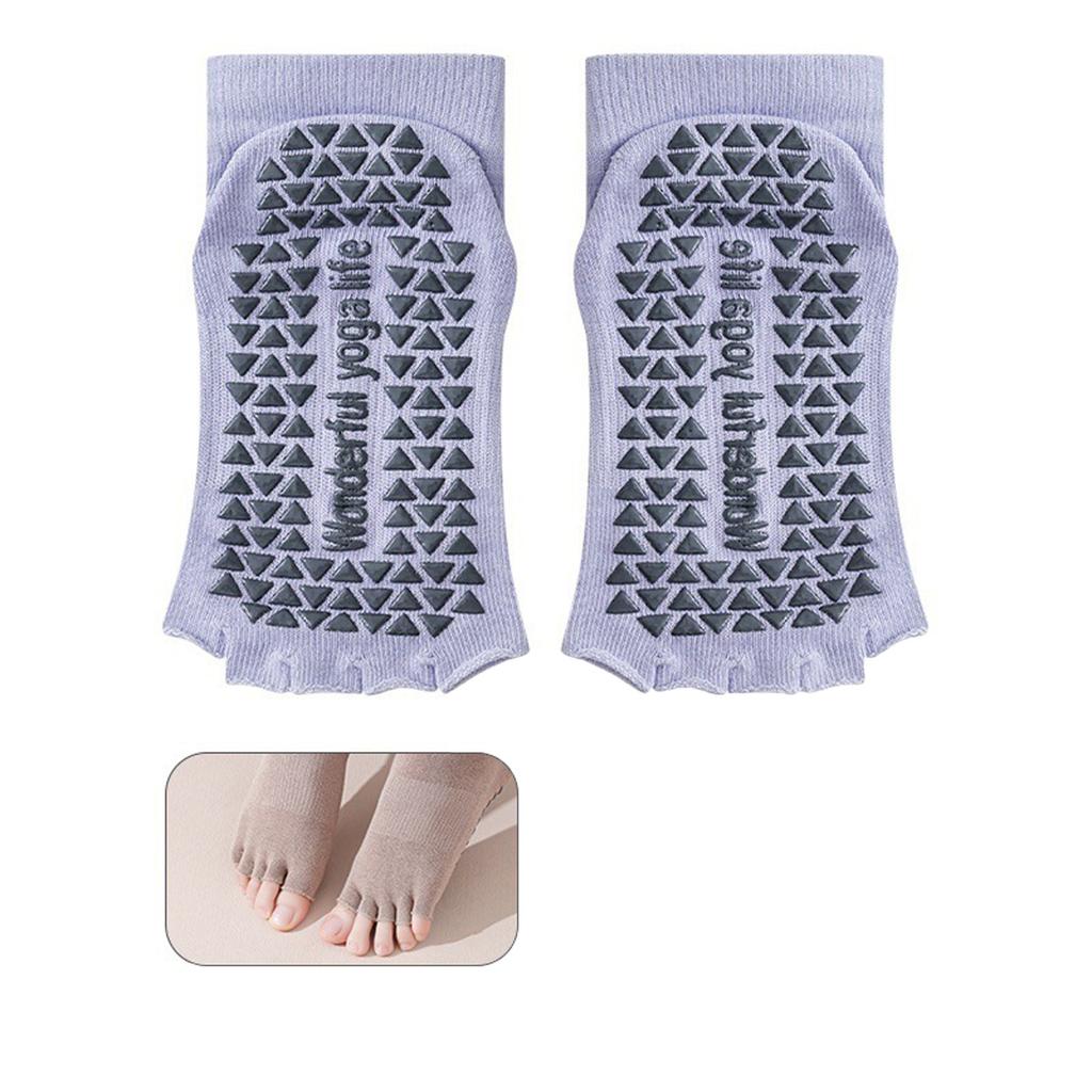 Women's Open Toe Yoga Socks Non-slip Yoga Open Toe Foot Care Split Toe Socks