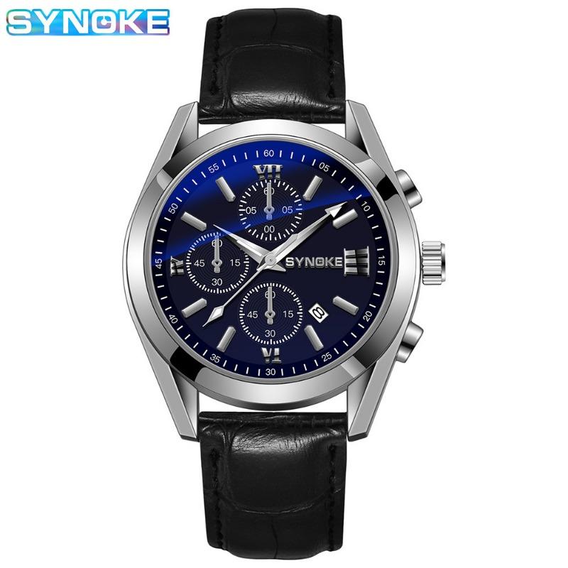 Top-Marke Quarz Uhr Mode Business Leuchtend Wasserdicht Kalender Herren Freizeit Einfaches Armband Legierung Herren Uhr