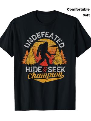 Peekaboo Shirt Sasquatch T-Shirt - Soft 100% Premium Quality, Comfortable Men'S Tee for Everyday Wear