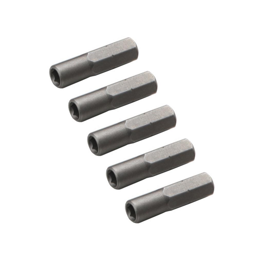 5Pieces Hex Bit Adapter Set Magnetic 1/4Inch To 4mm Precision Socket Shank for Screwdriver and Drill Tools