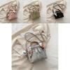 Vintage Water Bucket Bag For Women With Zipper Closure And Polyester Interior For Daily Use