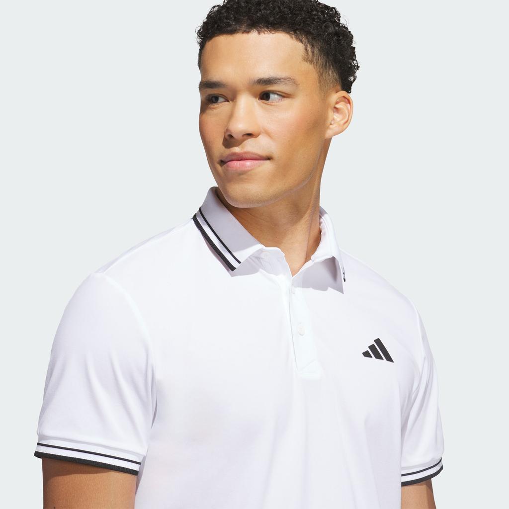 Adidas Golf Clothing Men's White Polo Collar