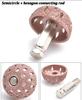 38mm Car Tire Repair Grinding Head Rotary Tools Coarse Buffing Wheel With Linking with Hex Linking Rod