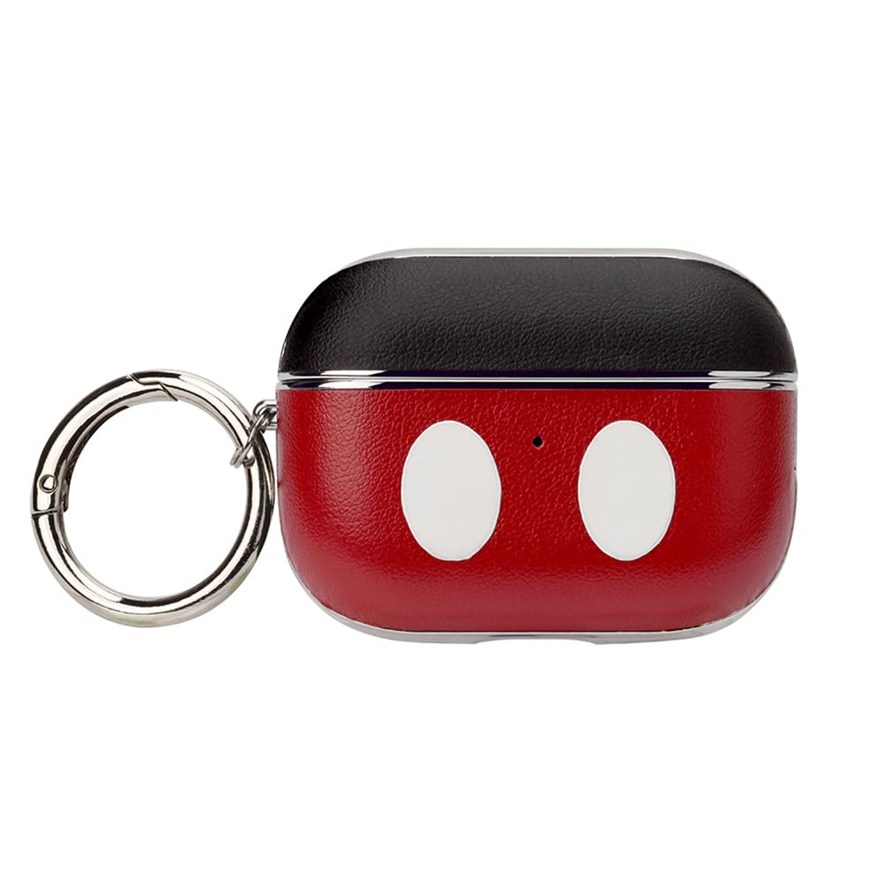 Premium Style PU Leather Case for AirPods Pro (1st/2nd Generation) [Mickey Mouse] PG-DAPP2LP01MKY